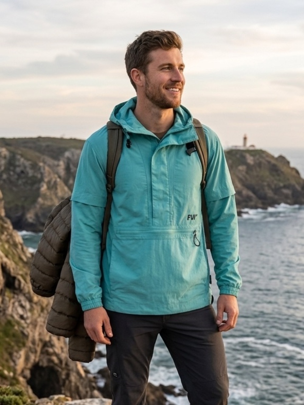 FW Apparel Source 4 Seasons Anorak Hooded Windbreaker Waterproof Hiking Jacket